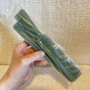 Vintage Stanley Hair Comb Set Green Durable Nylon to Style Detangle Unbreakable‎